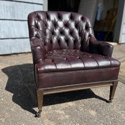 Vintage 1960’s Leather Club Chair