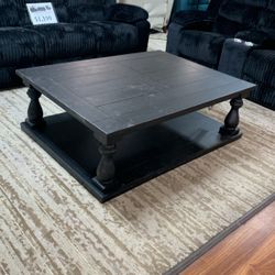 Big Black Coffee Table Close out Sale