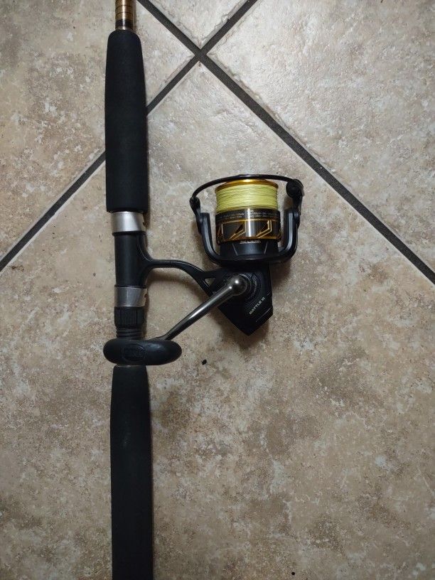 Penn Battle 3 3000 On Custom Rod