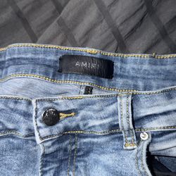 Size 31 blue Amiri denims