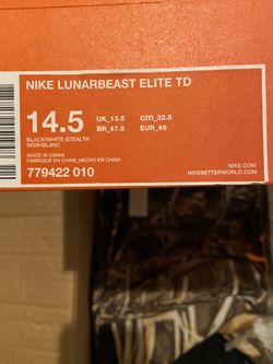 Men's Nike Lunarbeast Cleats