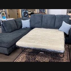 19A1Ss1*__ Sleeper Sectional Sofa With Chaise* Brand New * In Stock  *P A Y   E A S I L Y