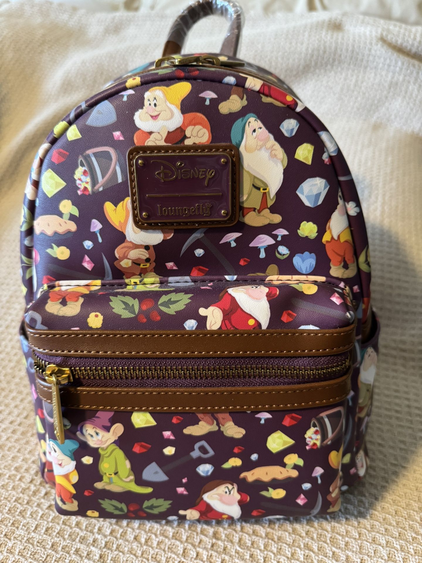 LOUNGEFLY DISNEY SNOW WHITE AND THE SEVEN DWARFS COSPLAY MINI BACKPACK