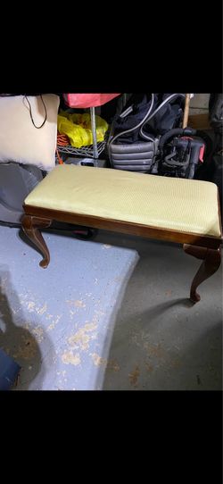 Wooden bench