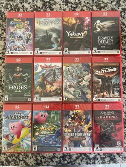 Kirby the forgotten land street fighter 6 hades dragon quest 1 & 2 yakuza 0 Hogwarts legacy dragon ball assassins creed Nintendo switch 2
