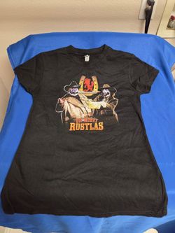 Women's Insane Clown Posse Big Money Rustlas Hatchetman Saloon Shirt Size Large