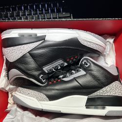 AIR JORDAN 3 BLACK CEMENT 