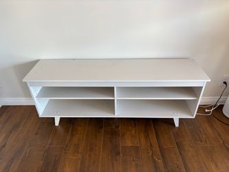 Free white tv stand