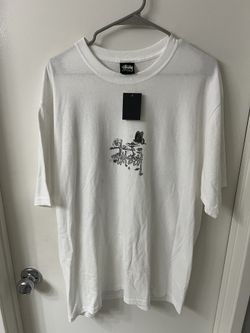 Stussy In Bloom White Tee Brand New 