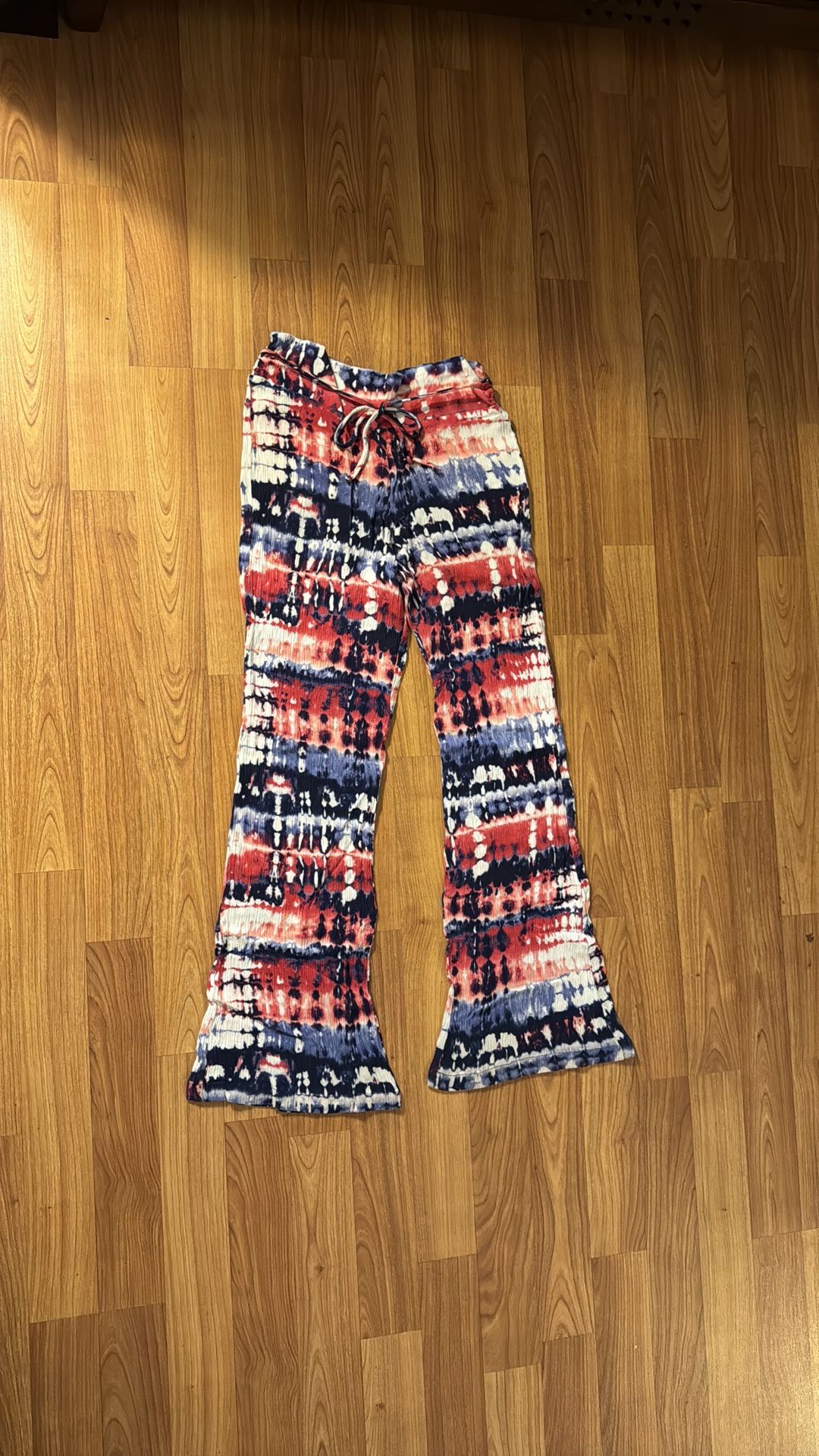 Tie Dye Elastic Waist Pants