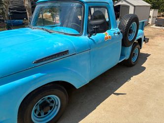 Vintage Ford F-100 Pickup Truck Blue