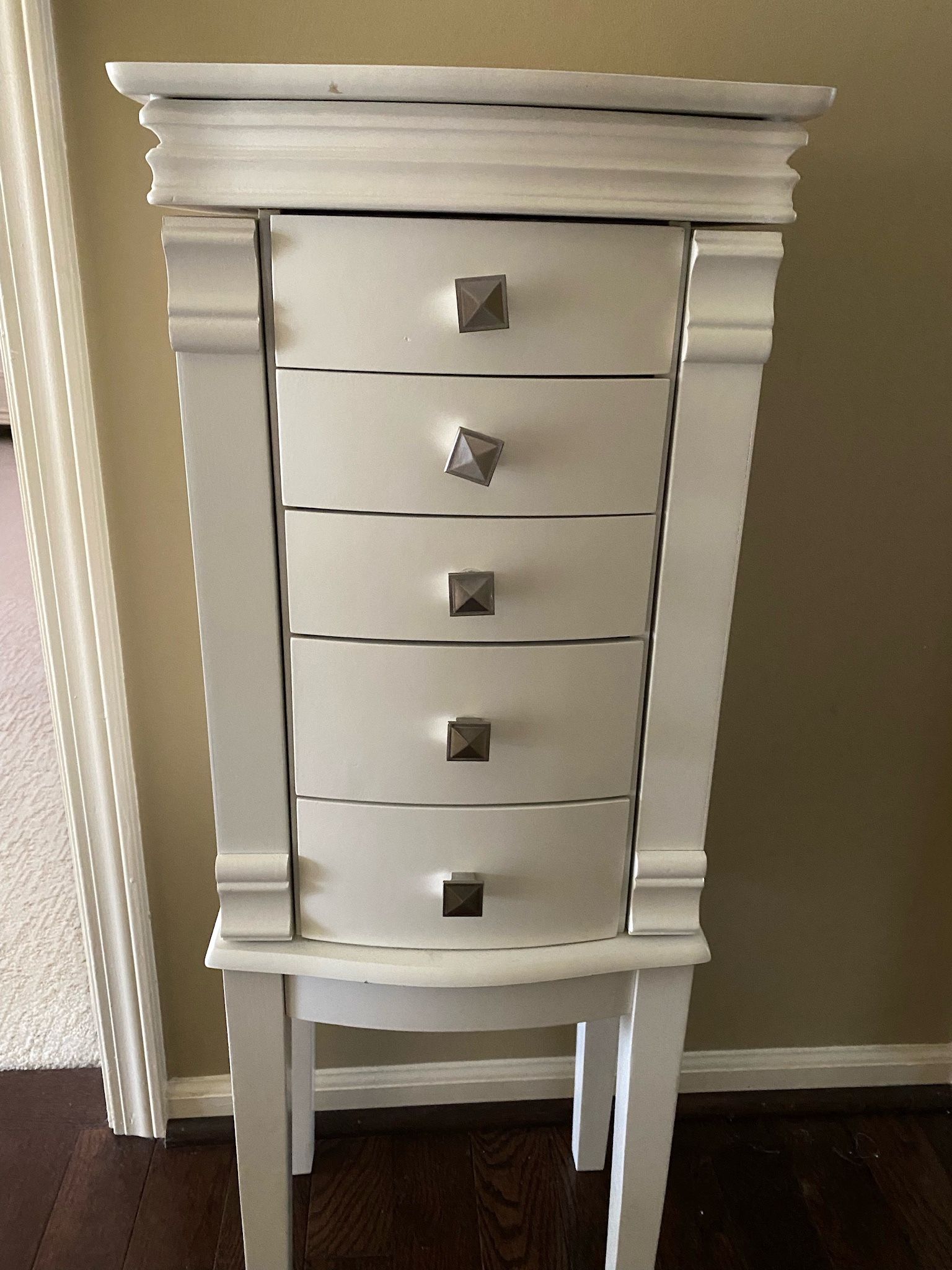 Solid Wood Jewelry Armoire