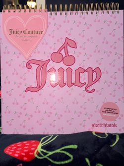 Juicy Couture Spiral Sketchbook 100 Sheets