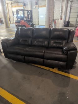 Modern brown 3 seat couch