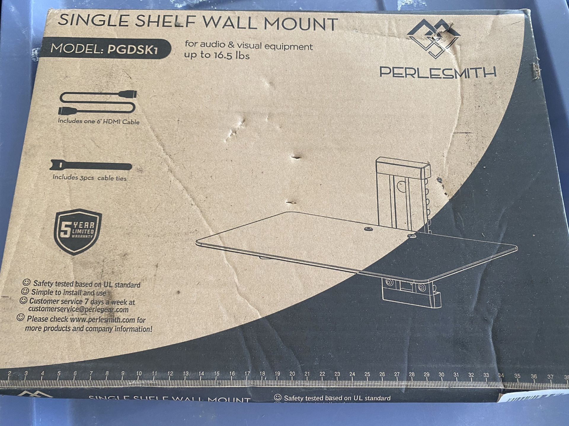 Single Shelf Wall Mount