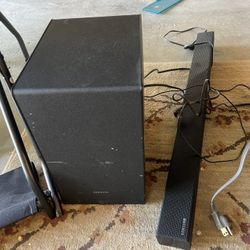 Samsung Sound Bar And Subwoofer