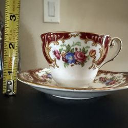 Coffee Cup & Saucer..LADY FAURE 6 Cups & 6 Saucers