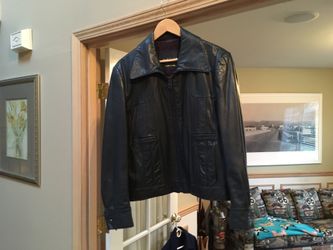 Cafe Racer Motorcycle Vintage Blue SZ M