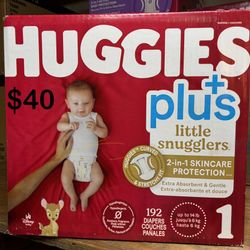 Huggies Diapers Stage 1 (192 Diapers) 