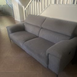Double Recliner Couch Motorized 