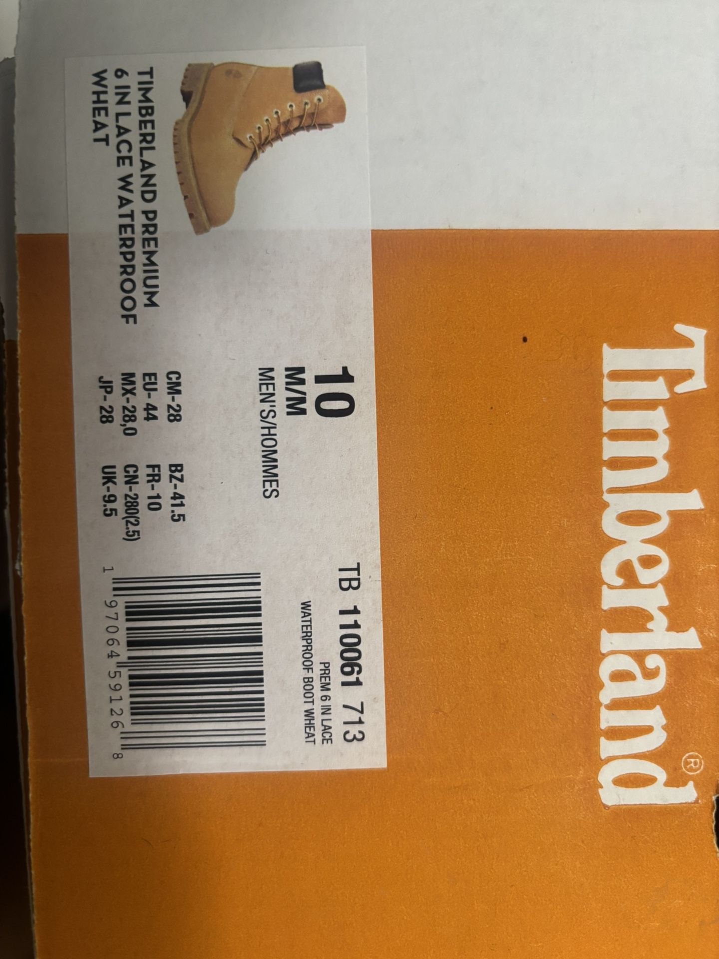 timberlands wheat original