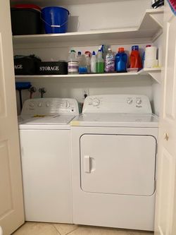 Whirlpool Washer & Dryer Set, Great Condition