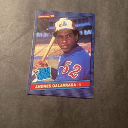 Andres Galarraga Rated Rookie 1986 Donruss #33