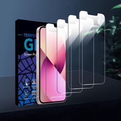iPhone 13 Pro & 14 Pro Max , Screen protectors - NEW Sealed,  4 Pk, 