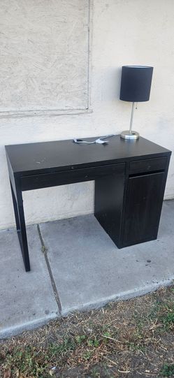 Black desk