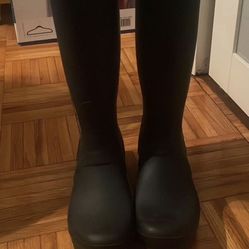 Hunter Rain Boots Black Size 7