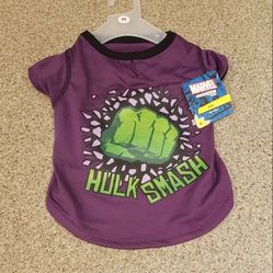 Hulk Smash Dog Shirt Medium/Large/XL Extra Large 