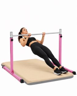 Adjustable Gymnastics / Workout Bar – Kids & Adults