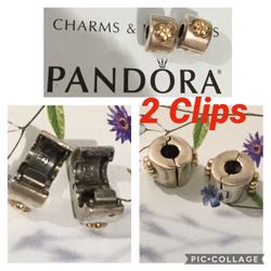 2 Pandora Two-tone Clips