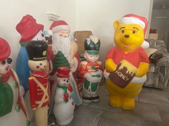 Blow molds holiday light figures