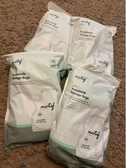 Breastmilk storage bags