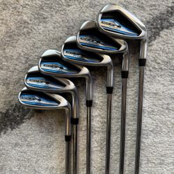 Golf Clubs, Cobra F Max Iron Set, 5-GW