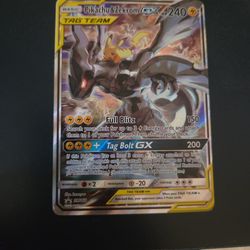 Pikachu And Zekrom Tag Team Pokémon Card