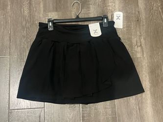 Xersion Black Pleated Athletic Skort