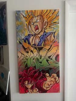 Anime/Graffiti large canvas artwork