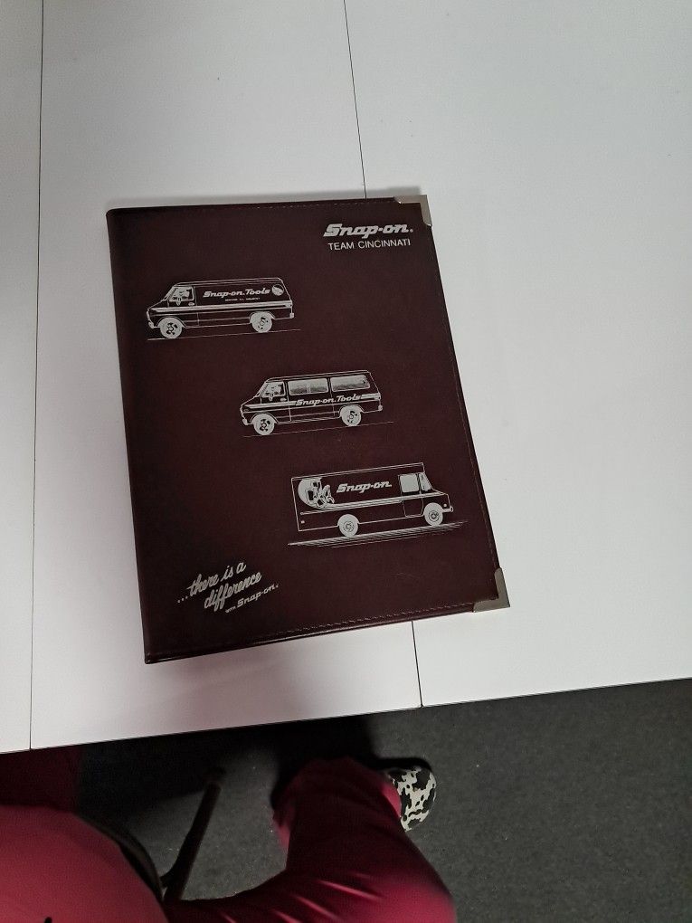 Vintage Snap-On Leather Portfolio