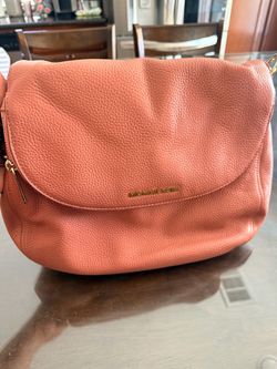 Michael Kors Coral Pebbled Leather HandBag