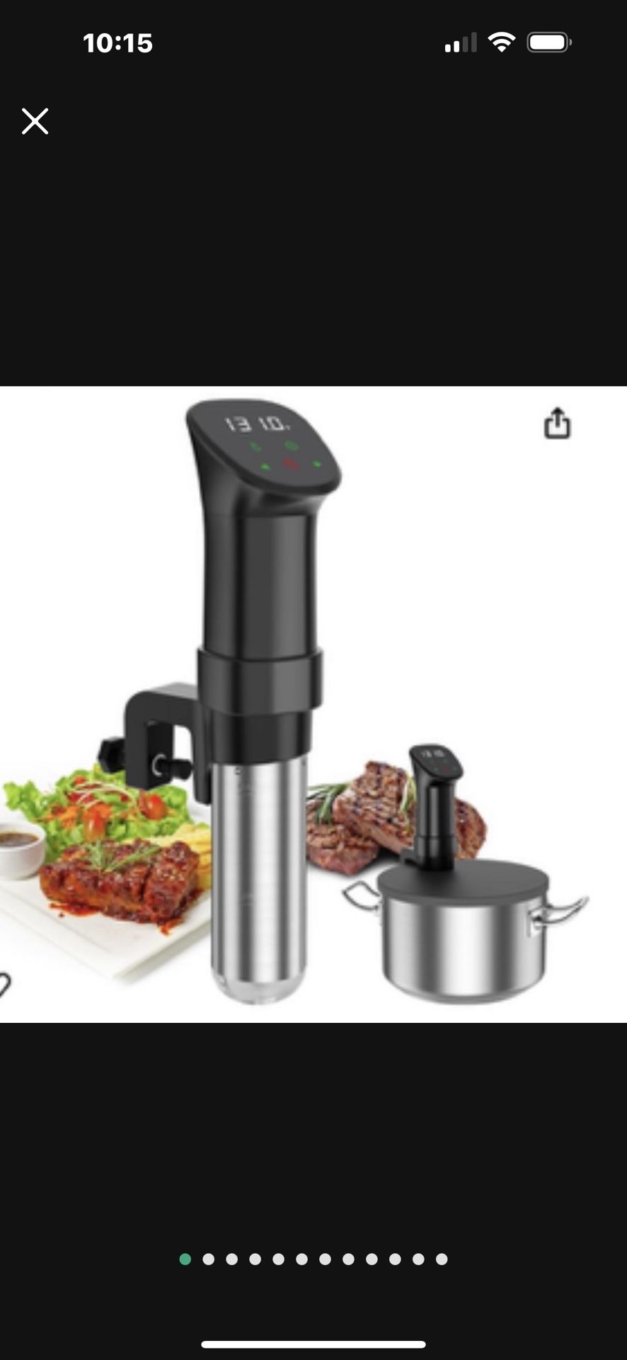 Sous Vide Machine-Suvee Cooker-Rocyis Sous Vide Kit with Lid, $50 Posted in Upland, CA