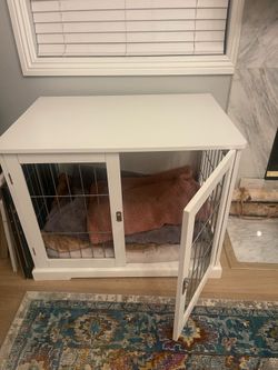 Dog bed house crate