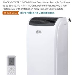 Black And Decker AC Heater Combo