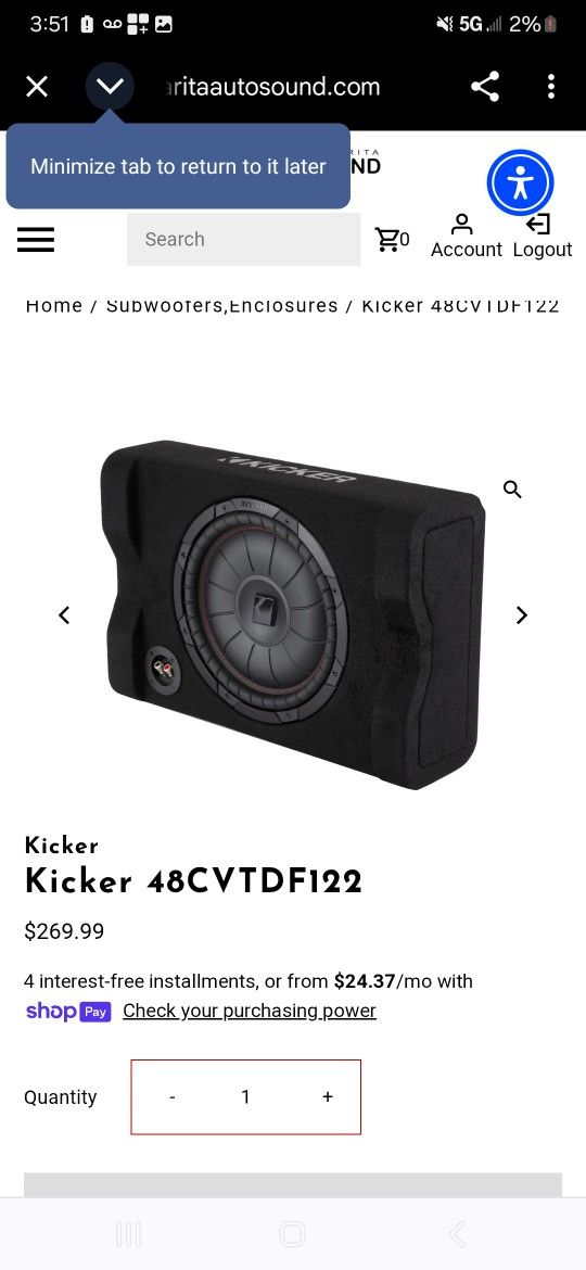 Car Speaker And Amp