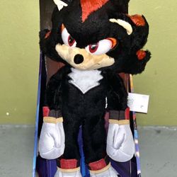 Shadow Sonic The Hedgehog 3  Plush Movie Figure 