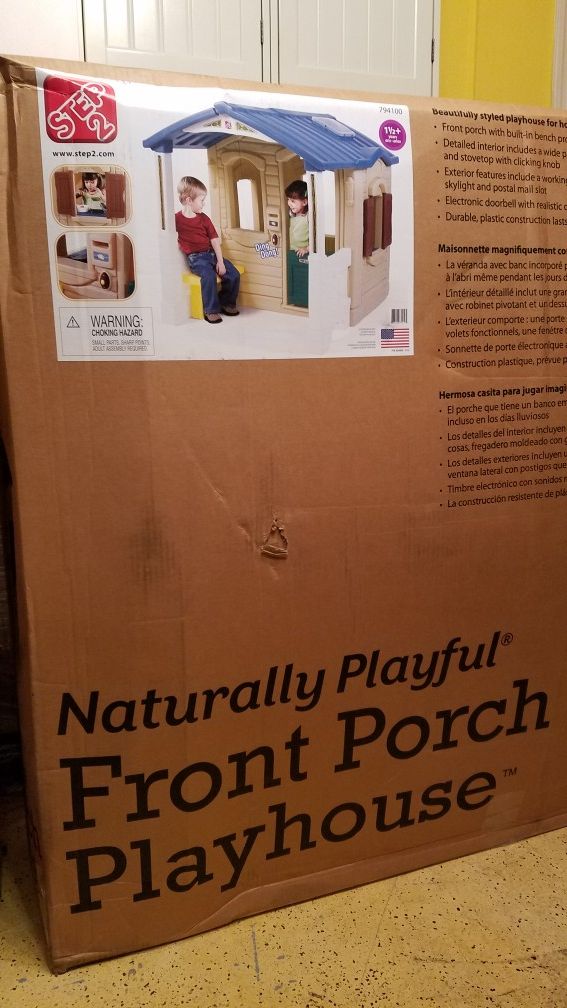 Step2 Naturally Playful Front Porch Playhouse