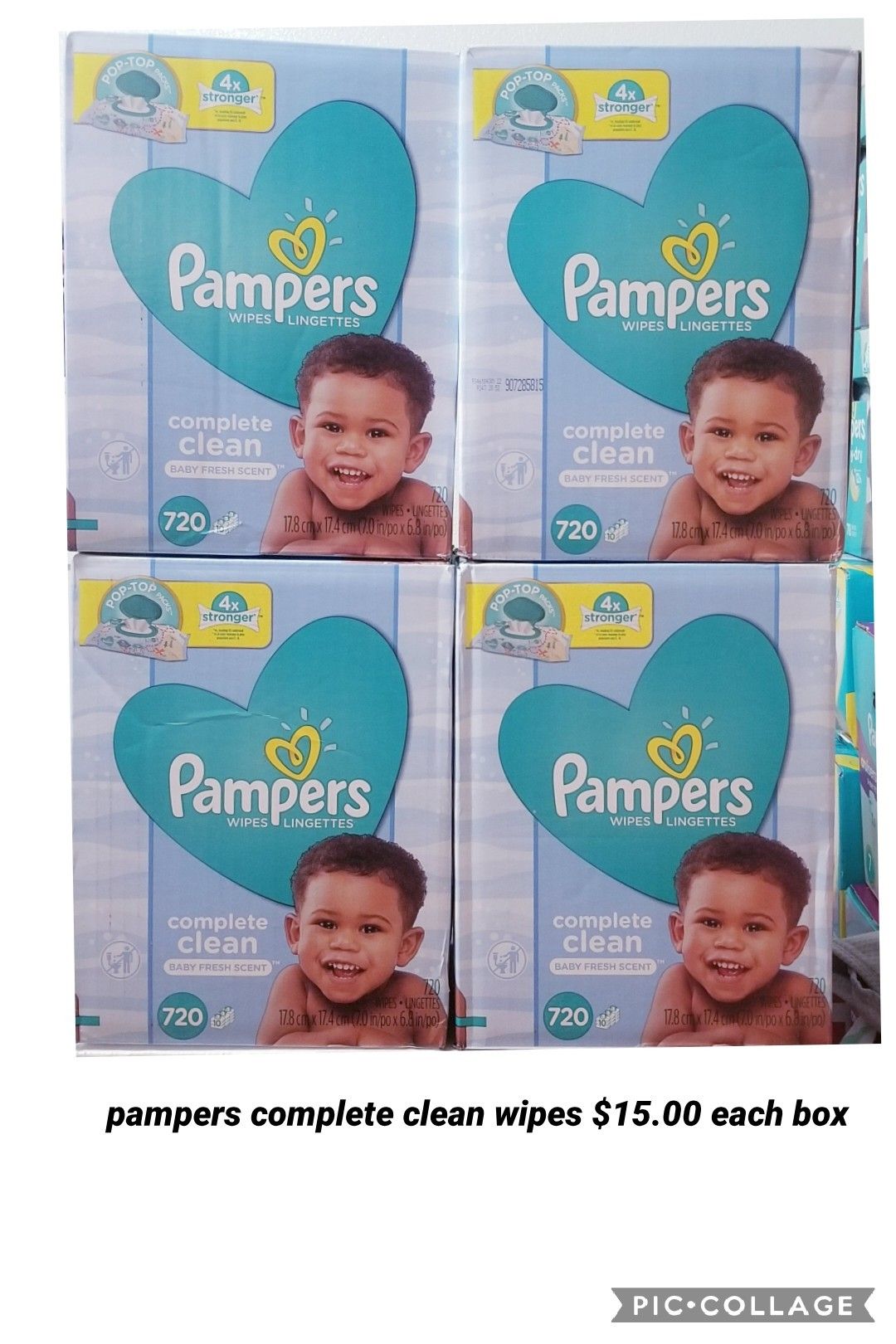 Pampers wipes