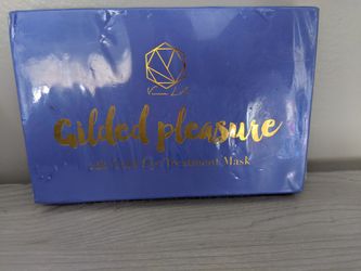 Gold eye mask