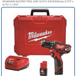 M12 Milwaukee Drill New 